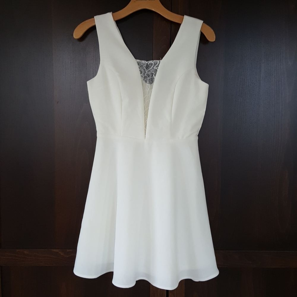 White short dress